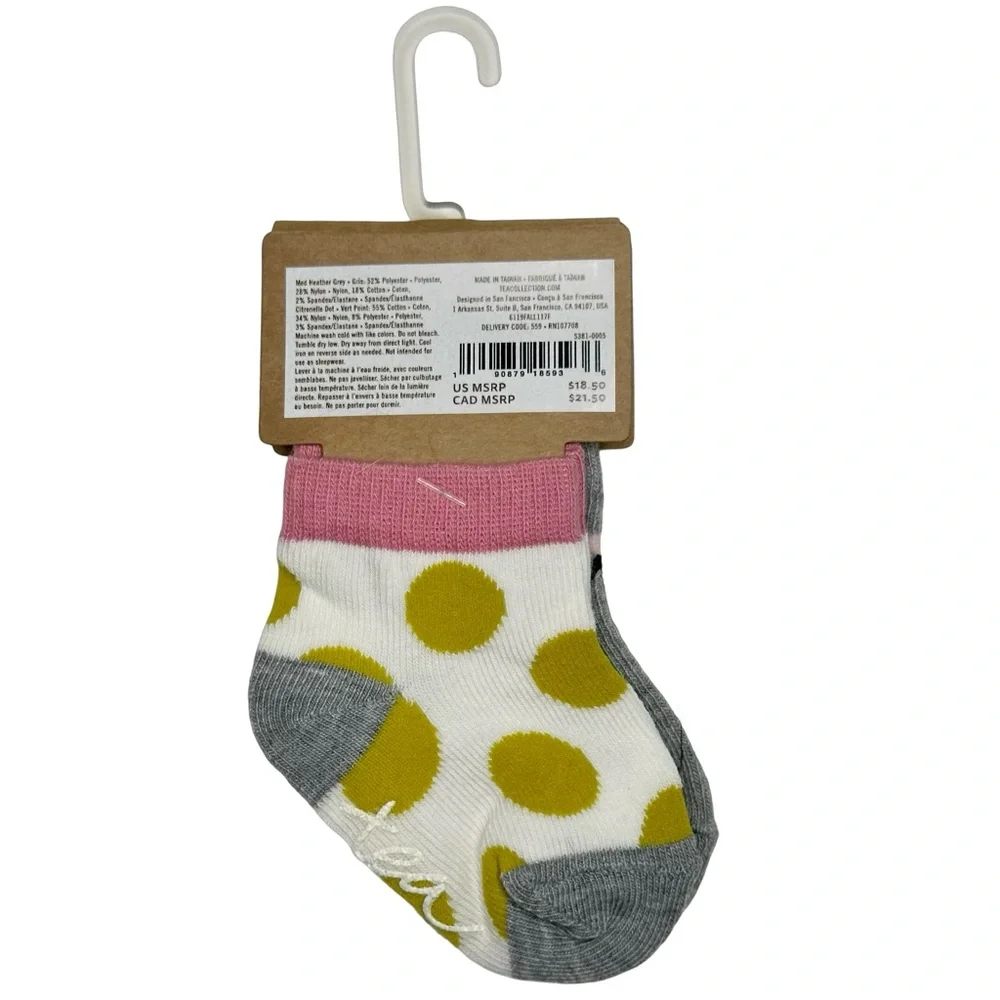 Tea Collection Two-Pack Socks - Picture 2 of 2